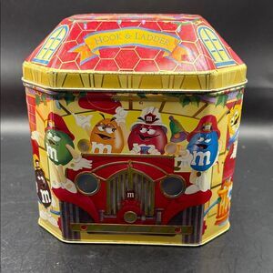 M&M'S 1997 Christmas Fire Truck Tin